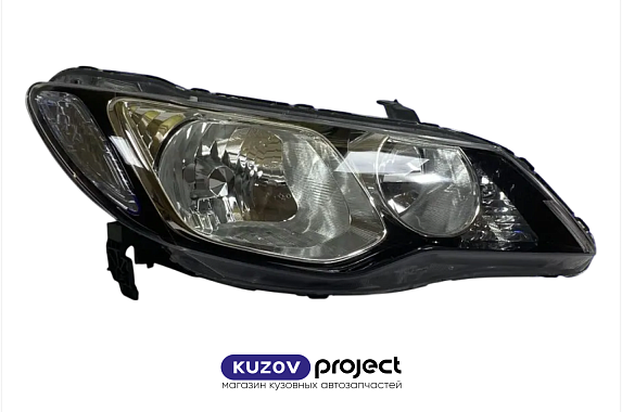 Фара правая под электрический корректор Honda Civic (FD) 2005-2008 (DEPO / Тайвань)